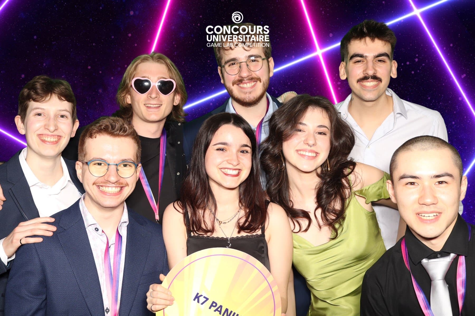 Photo de l'équipe au gala Ubisoft